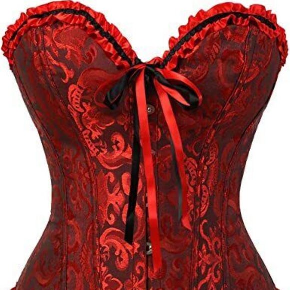 Zhitunemi Other - NWOT Women Lace up Back Sexy Floral Corset Small 4
